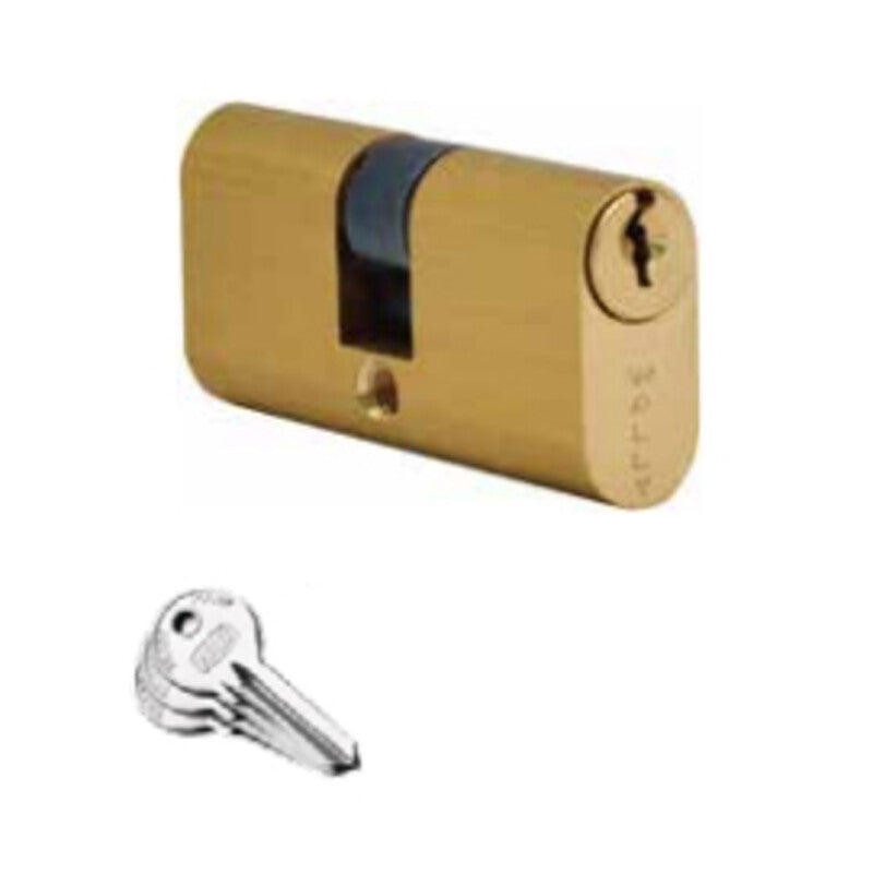 Q.TA' 10 WALLY 64-01 CILINDRO OVALE 54 MM OTTTONATO