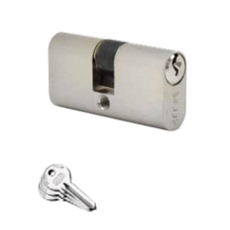 Q.TA' 10 WALLY 64-01NI CILINDRO OVALE 54 MM NICHEL