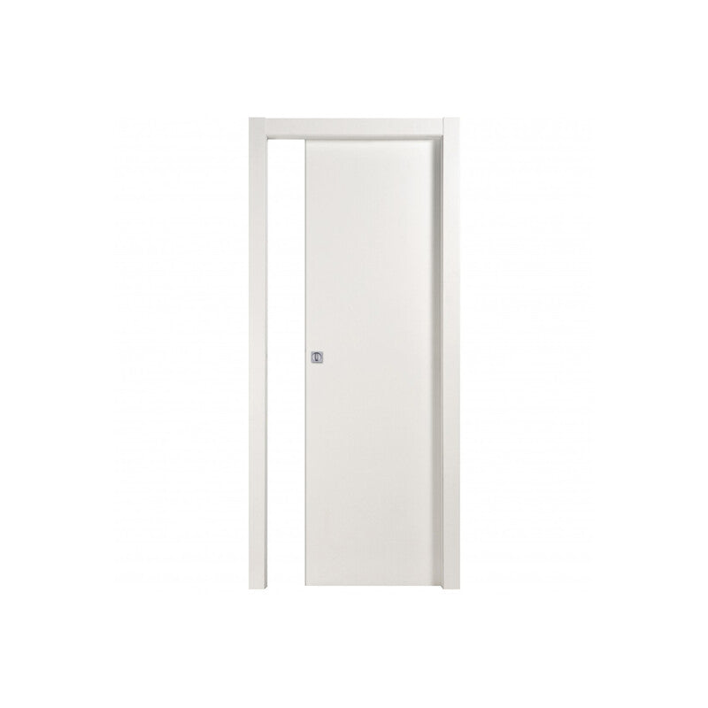Q.TA' 1 PORTA SCORREV 60X210 MICROTEC FRASSINO BIANCO