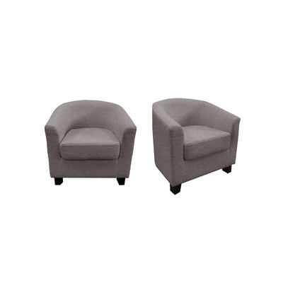 Q.TA' 1 POLTRONA MAJA GRIGIO CHIARO