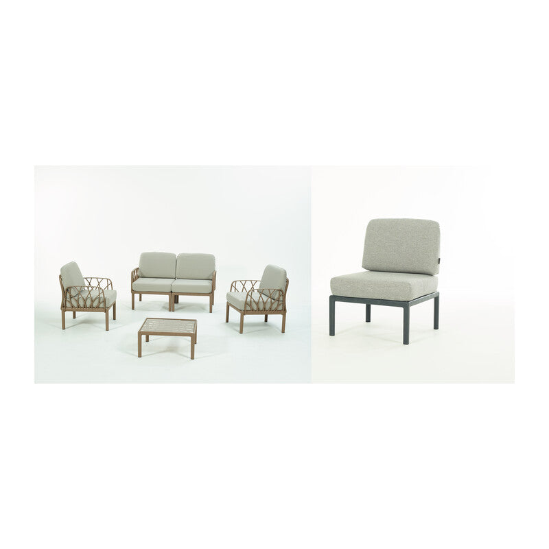 Q.TA' 1 SALOTTO GARDA MODULO POSTO AGGIUNTIVO ANTRACITE