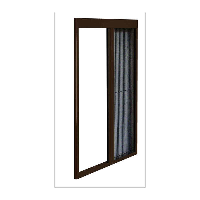 Q.TA' 1 ZANZARIERA OPERA PLISSE 120X240CM ORIZZONTALE MARRONE