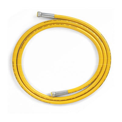 Q.TA' 1 TUBO FLESSIBILE GAS 500 CM F F 1/2 UNI15266 GIALLO