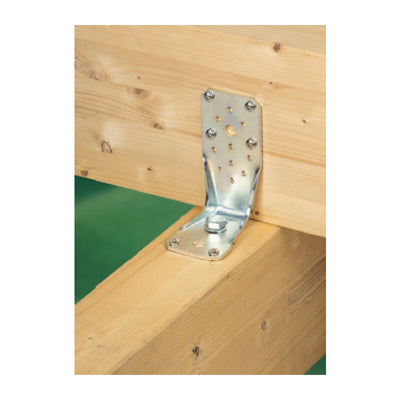 Q.TA' 10 PIASTRA 764/CR ANGOLARE RINFORZATA 65X88X 95 MM