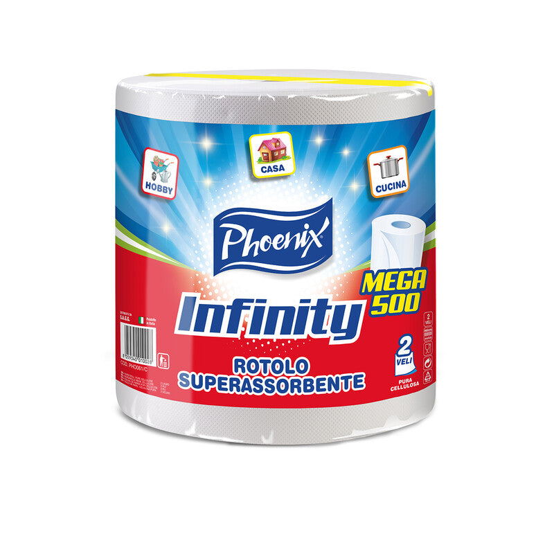Q.TA' 2 BOBINA CARTA PURA CELLUL INFINITY 600 G
