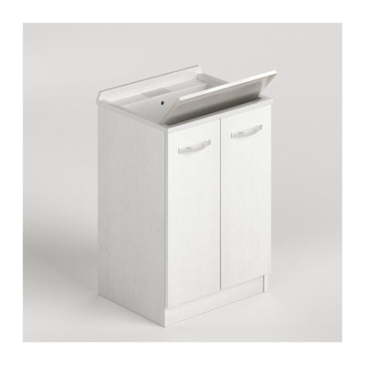 Q.TA' 1 LAUNDRY LAVATOIO 2A 61X50X86 CM BIANCO FRASSINO