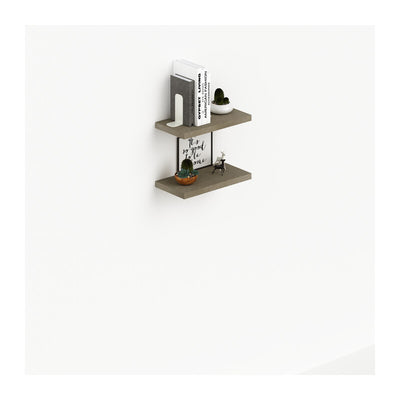 Q.TA' 1 LAUNDRY COPPIA MENSOLE 45X23 CM ARGILLA