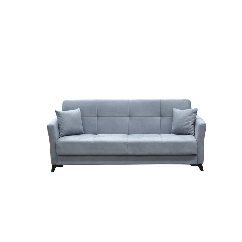 Q.TA' 1 DIVANO PRONTOLETTO 3P LOREN 79-003 GRIGIO CHIARO