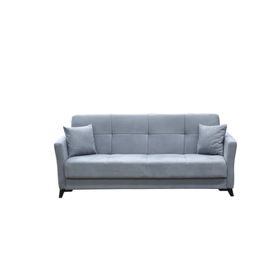 Q.TA' 1 DIVANO PRONTOLETTO 3P LOREN 79-003 GRIGIO CHIARO