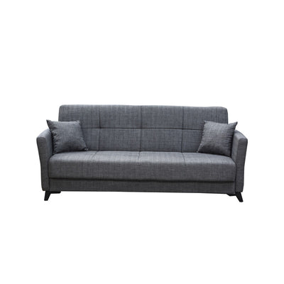 Q.TA' 1 DIVANO PRONTOLETTO 3P LOREN 50-002 GRIGIO