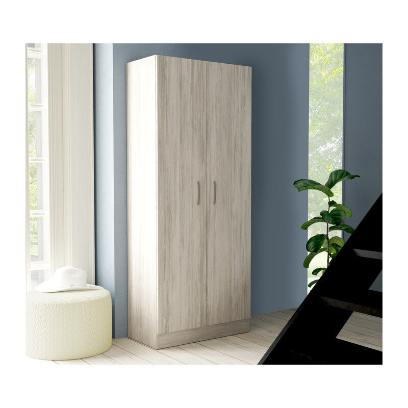 Q.TA' 1 KIT ARMADIO 2 ANTE 71X51,5XH181 CM BIANCO GES.