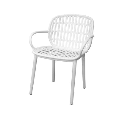 Q.TA' 1 POLTRONA POSITANO BIANCO