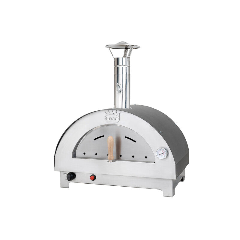 Q.TA' 1 FORNO A GAS 60X40 CM CLEMENTINO ANTRACITE