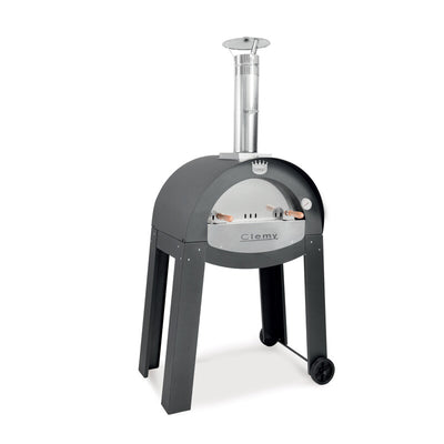 Q.TA' 1 FORNO A LEGNA 70X50 CM CLEMY 70 ANTRACITE