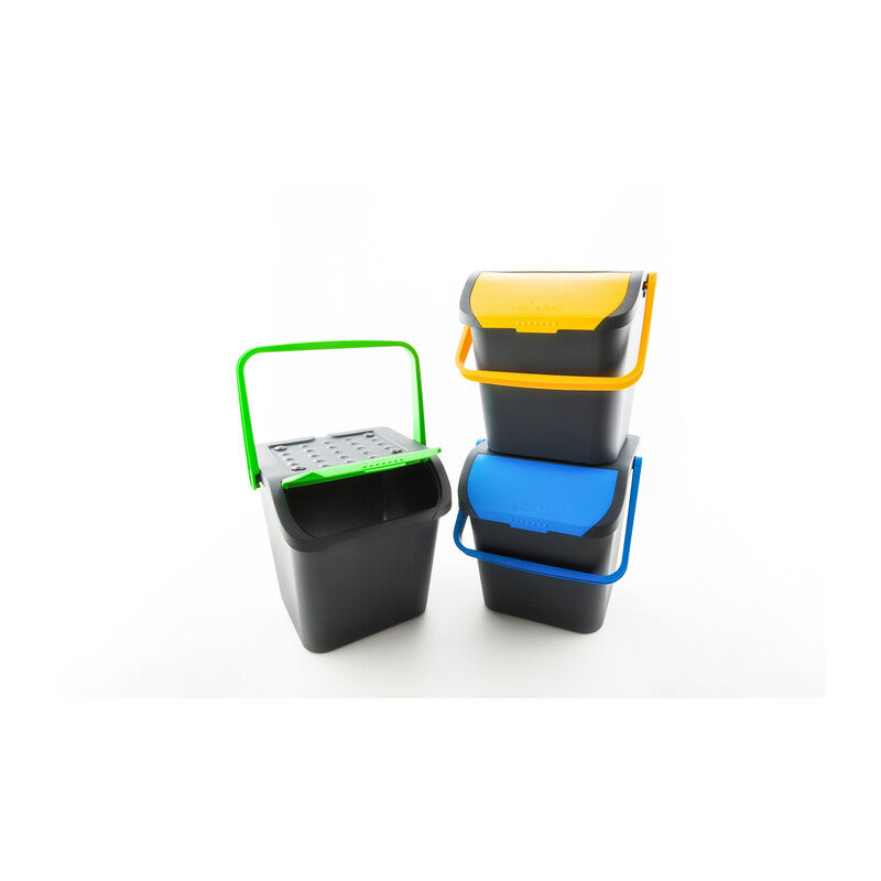 Q.TA' 1 PATTUMIERA 28 L ECOLOGIC SOVRAPPONIBILE KIT 3