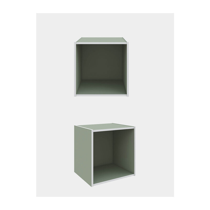 Q.TA' 1 CUBO 35X29X35 CM VERDE