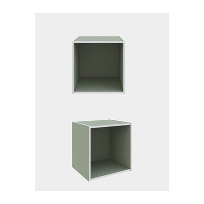 Q.TA' 1 CUBO 35X29X35 CM VERDE