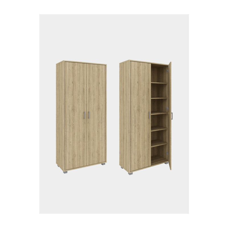 Q.TA' 1 MOBILE ALTO 2A MULTIUSO 78X35X170 CM OLMO