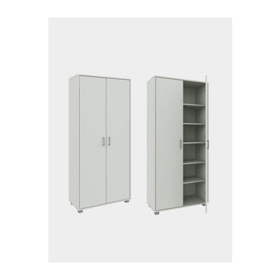 Q.TA' 1 MOBILE ALTO 2A MULTIUSO 78X35X170 CM BIANCO FRASS