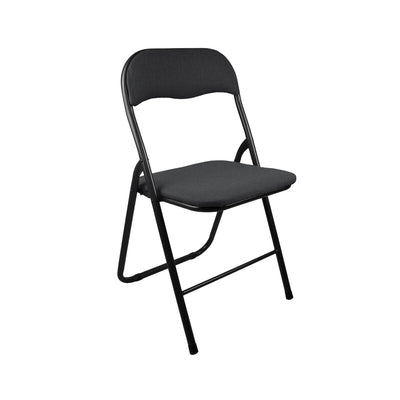 Q.TA' 6 SEDIA PIEGHEVOLE BOUCLE POLO NERO 15