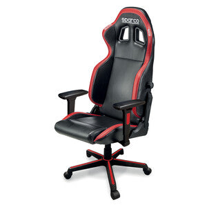 Q.TA' 1 SPARCO POLTRONA UFFICIO ICON SKY NERO ROSSO 2019