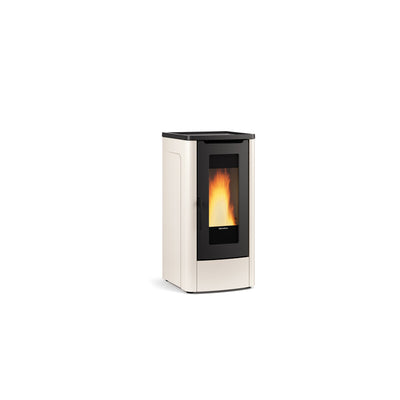 Q.TA' 1 STUFA PELLET CANALIZ 10 KW DAHIANA PLUS 5.0 AVORIO EVO V4-5
