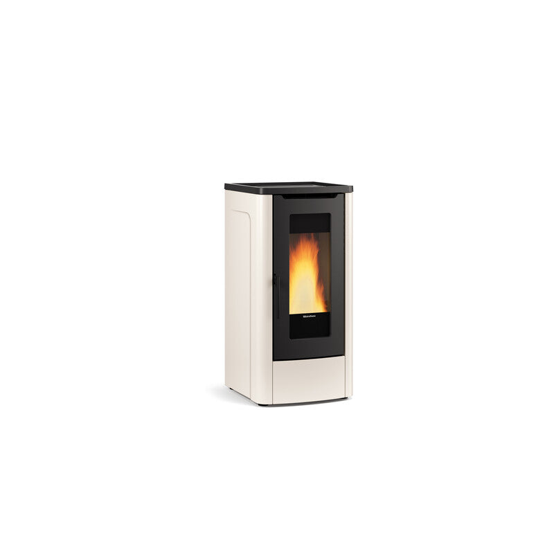 Q.TA' 1 STUFA PELLET CANALIZ 10 KW DAHIANA PLUS 5.0 AVORIO