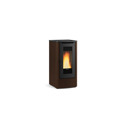 Q.TA' 1 STUFA PELLET VENTIL 10KW DAHIANA 5.0 BRONZO V4
