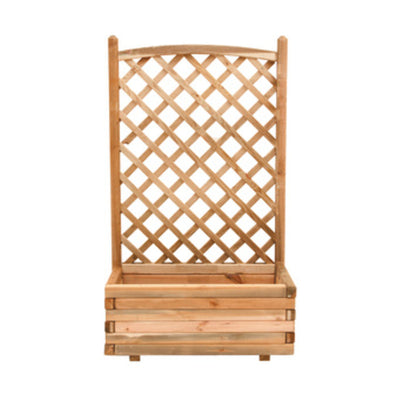 Q.TA' 1 FIORIERA PINO IMPREGNATO C/GRIGLIATO 40X80X180 CM