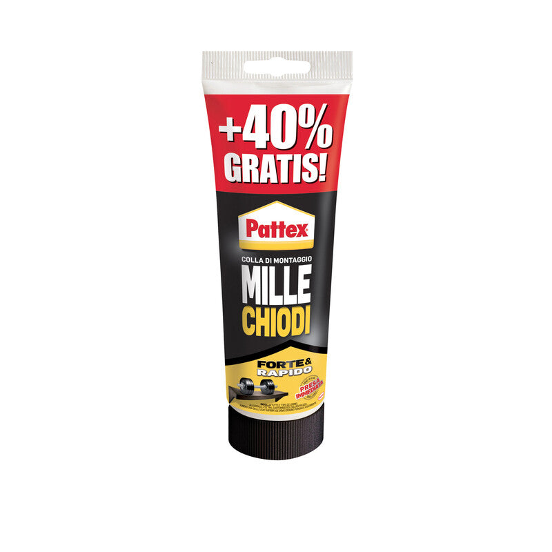 Q.TA' 12 PATTEX MILLECHIODI FORTERAPIDO 250 G+100 G OMAGGIO