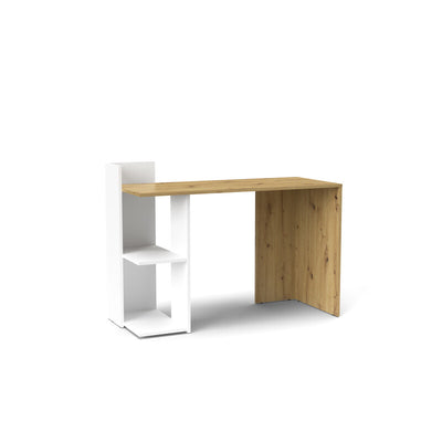 Q.TA' 1 SCRIVANIA PACO PC1 CM 118X50X75 ROV.ARTISAN/BIANCO