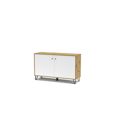 Q.TA' 1 MOBILE BOLLO 2A BO4 CM 123X40X75 ROV.ARTISAN/BIANC