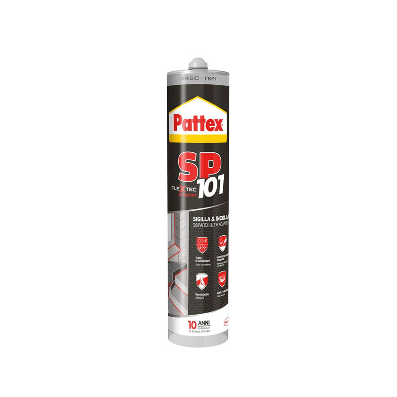 Q.TA' 1 PATTEX SILICONE SP101 GRIGIO 280 ML CARTUC.