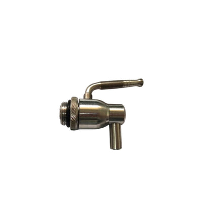 Q.TA' 6 RUBINETTO P/FUSTO OLIO ANTIGOCCIA INOX 1/2 C/GHIERA