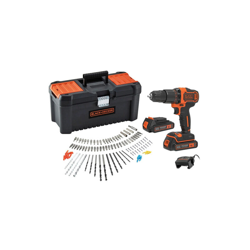 Q.TA' 1 B+D TRAPANO AVVITATORE BCD700C2TA 18V + 105 ACC.