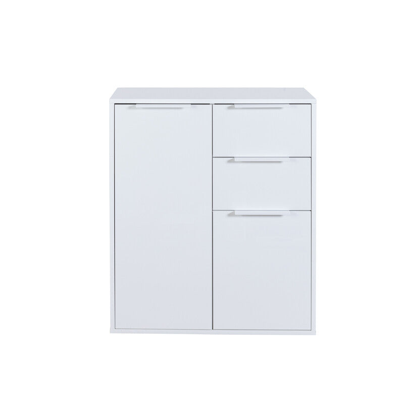 Q.TA' 1 MOBILE 2A+2C CM 72X35X87H BIANCO/BIANCO LUC.