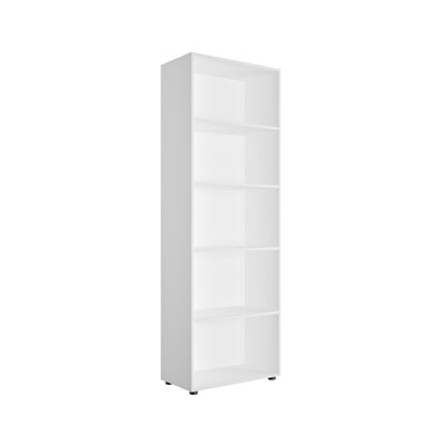 Q.TA' 1 LIBRERIA 4 RIPIANI CM. 69X35X200 H BIANCA