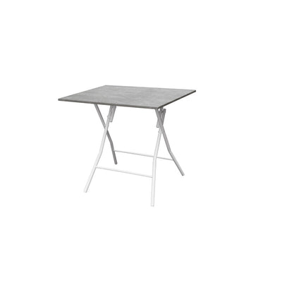 Q.TA' 1 TAVOLO PIEGHEVOLE BINGO 80X60XH75CM CEMENTO