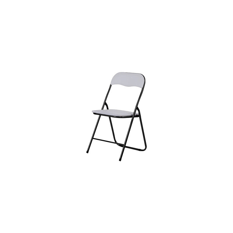 Q.TA' 6 SEDIA PIEGHEVOLE POLO NERO/BIANCO