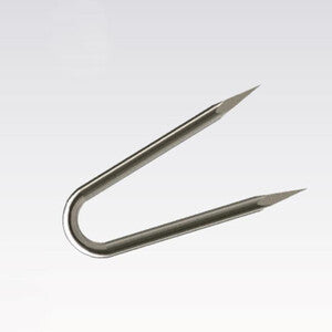 Q.TA' 6 C CHIODI CAMBRETTE DOPPIA PUNTA A U BL.100G 16X30