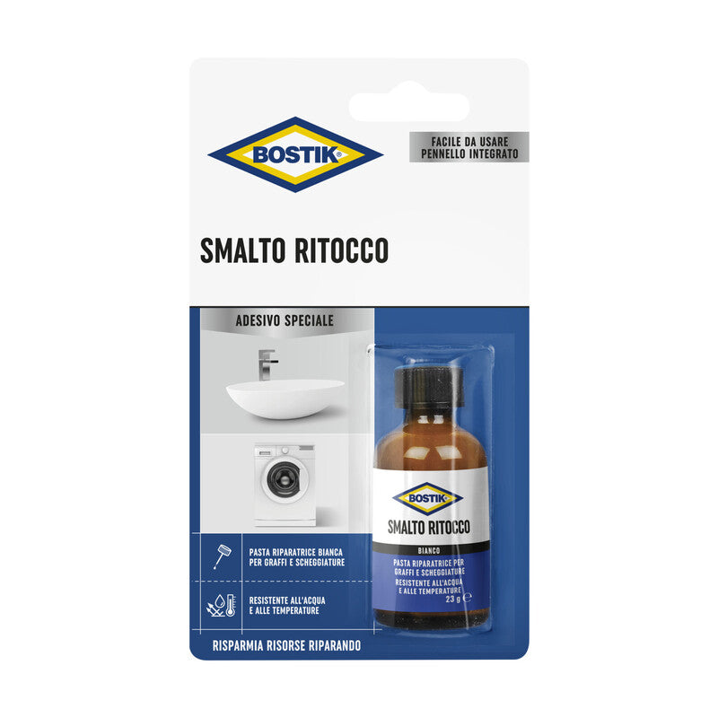 Q.TA' 1 BOSTIK SMALTO RITOCCO BIANCO 23 GR BLISTER
