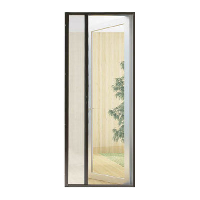 Q.TA' 1 C ZANZARIERA IN KIT PORTA 140X240 MARRONE 8017