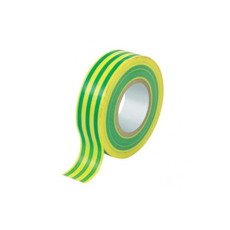 Q.TA' 10 C NASTRO ISOLANTE PVC 10MTX15MM GIALLO/VERDE