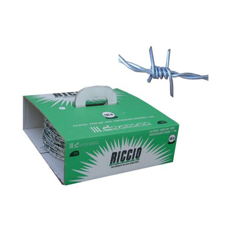Q.TA' 1 FILO ZINCATO SPINATO RICCIO 100M F.1,70 5KG