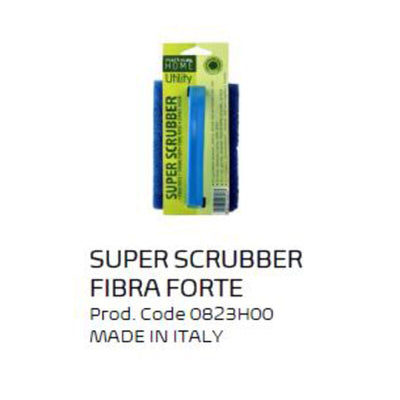 Q.TA' 12 SPAZZOLA ABRASIVA SUPER SCRUBBER FIBRA FORTE