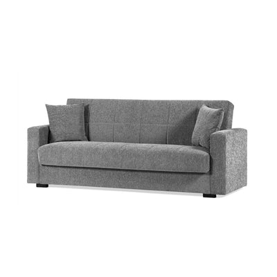 Q.TA' 1 DIVANO PRONTO LETTO NORA 3P LUMOS GRIGIO