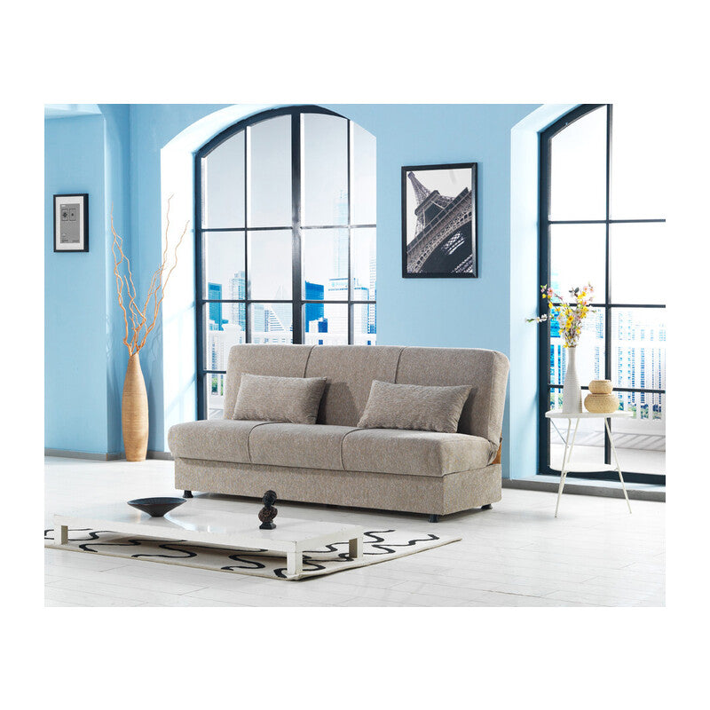 Q.TA' 1 DIVANO PRONTO LETTO COSY 3P LUMOS 31 BEIGE