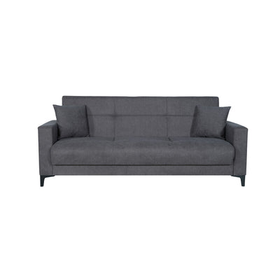 Q.TA' 1 DIVANO PRONTO LETTO BRAVO 3P BACOS GRIGIO