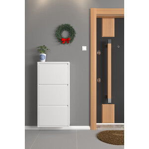 Q.TA' 1 SCARPIERA 3A METALLO CM 50X15X104 BIANCO