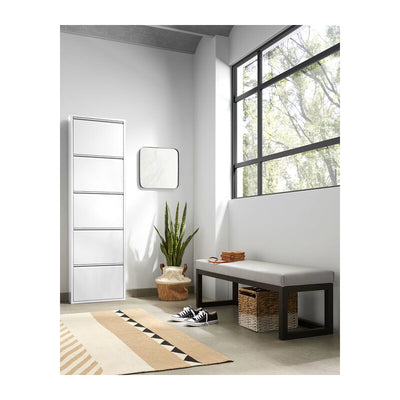 Q.TA' 1 SCARPIERA 5A METALLO CM 50X15X172 BIANCO